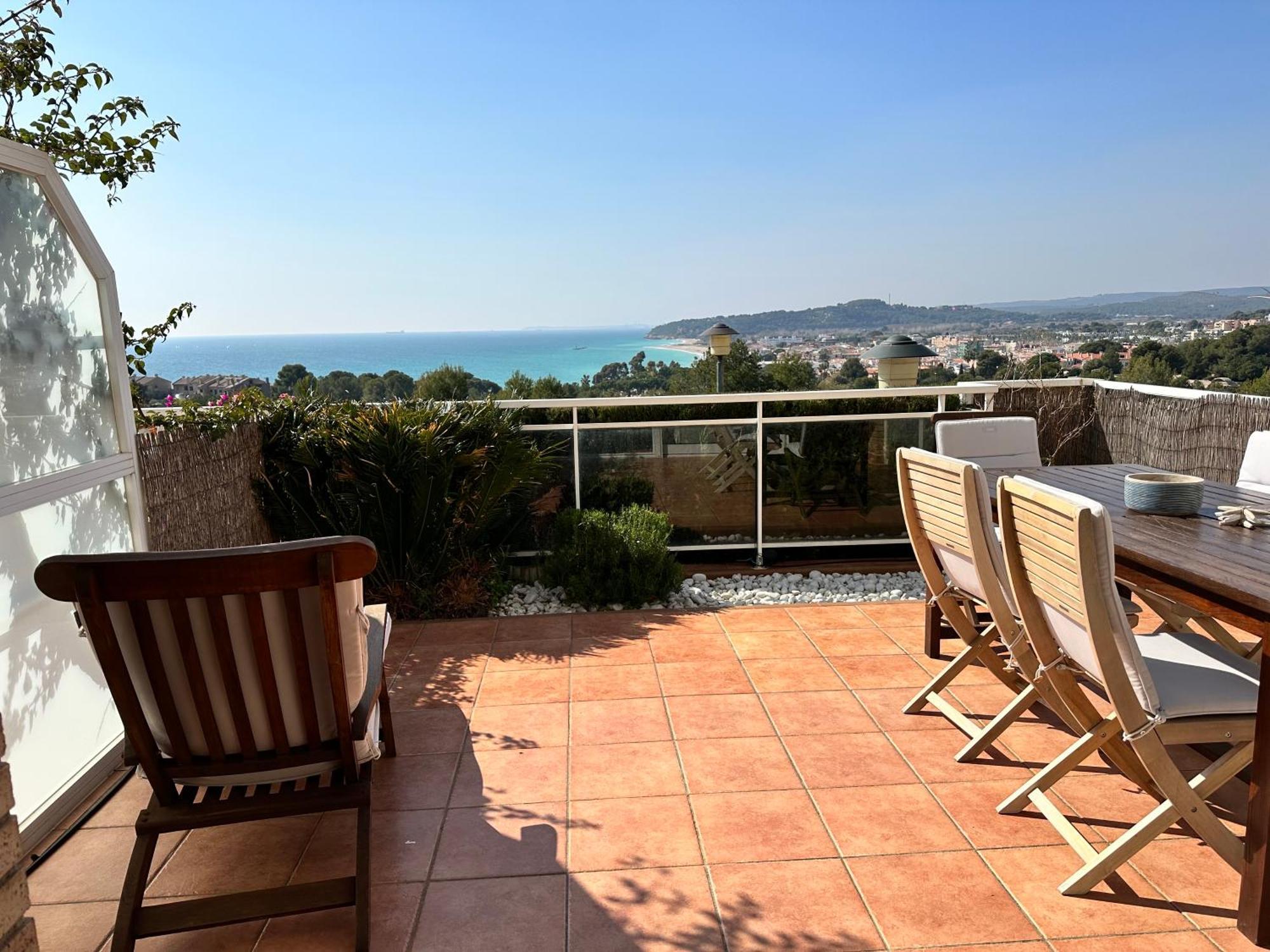 Villa Alex Altafulla Hermosa Casa Con Espectaculares Vistas Al Mar Y A Tocar De Una Idilica Calita Exterior foto